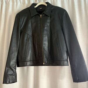 Black Leather Argentina Jacket